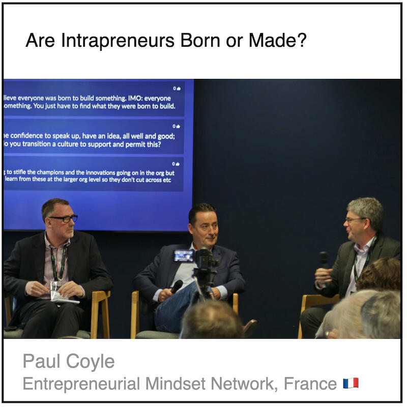 Express 3(1) Paul Coyle Download PDF: Are Intrapreneurs Born or Made? by Paul Coyle (Entrepreneurial Mindset Network, France).